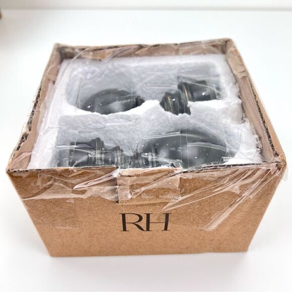Restoration Hardware Medium Oil-Rubbed Bronze Metal Estate Ball Finials